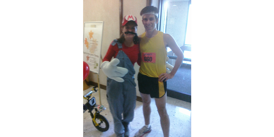 Law School Halloween with President Harrison